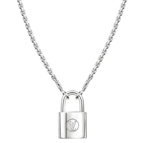 silver lockit louis vuitton|louis vuitton lockit necklace.